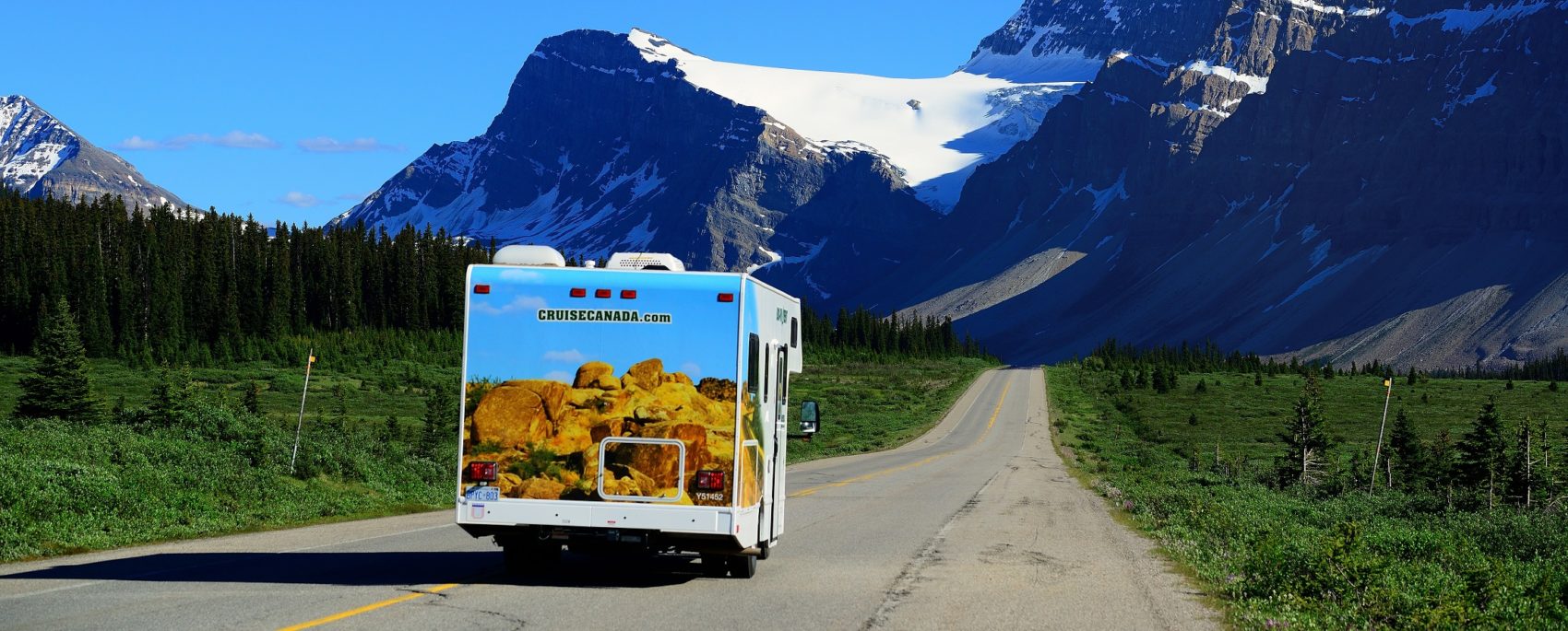 Motorhome in the Canadian Rockies