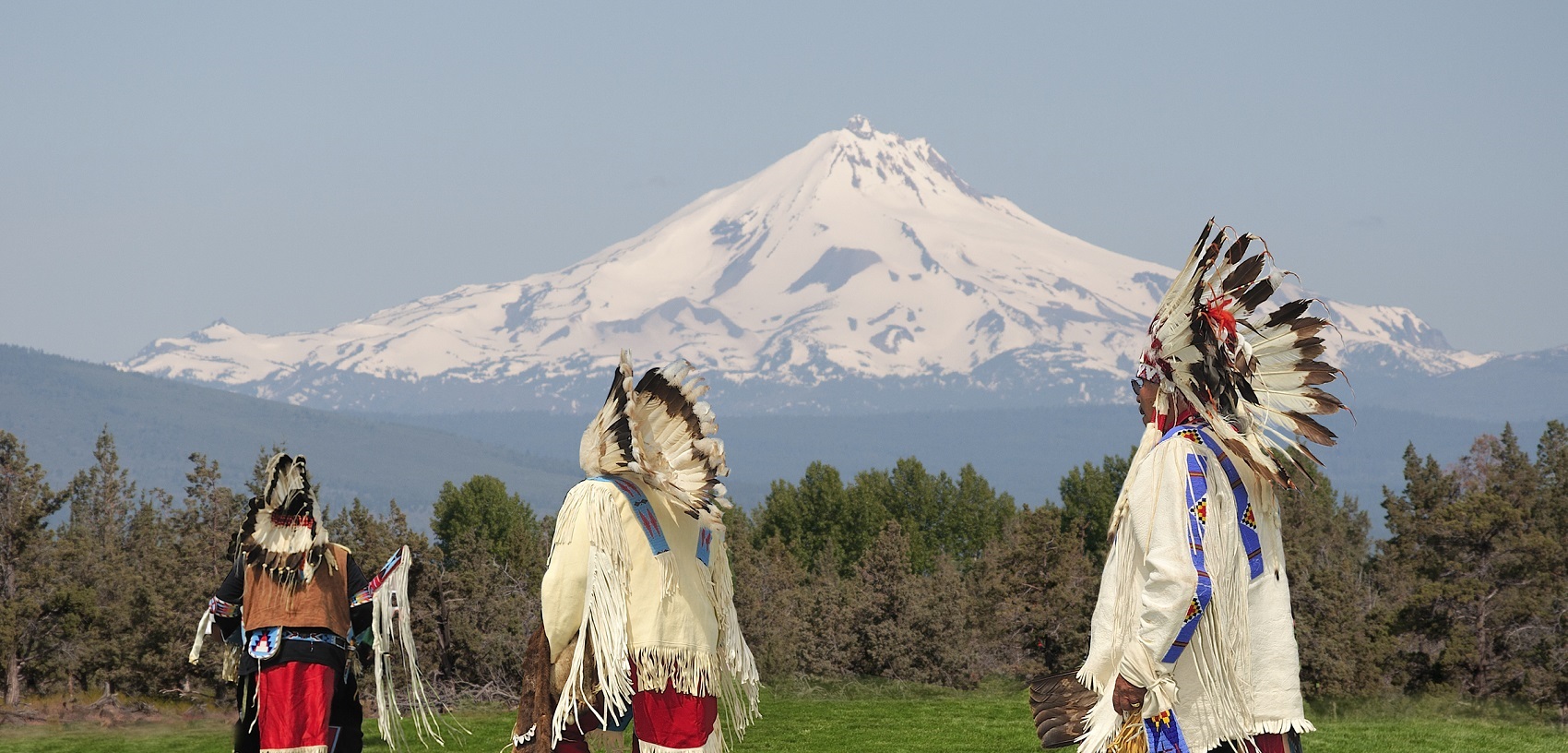 Three Chiefs, Mount Jefferson near Redmond, Oregon, USA